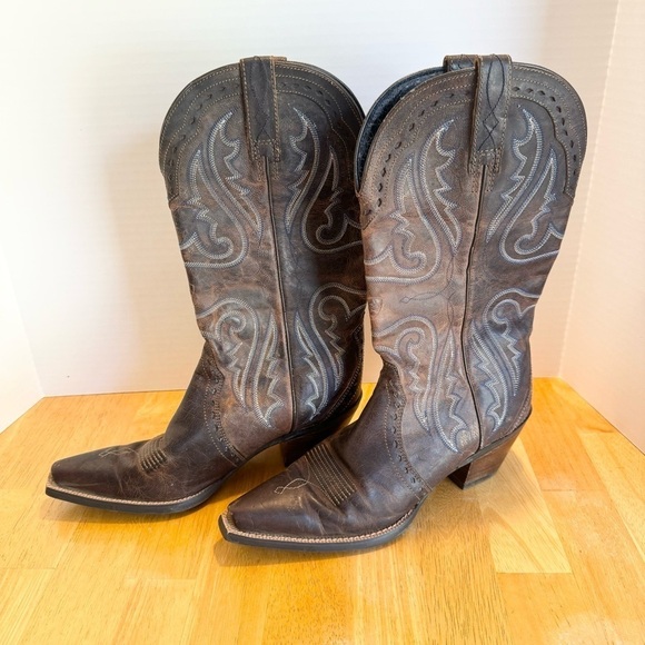 Ariat Heritage Women’s Western Boots Brown Size 7B - Picture 1 of 14